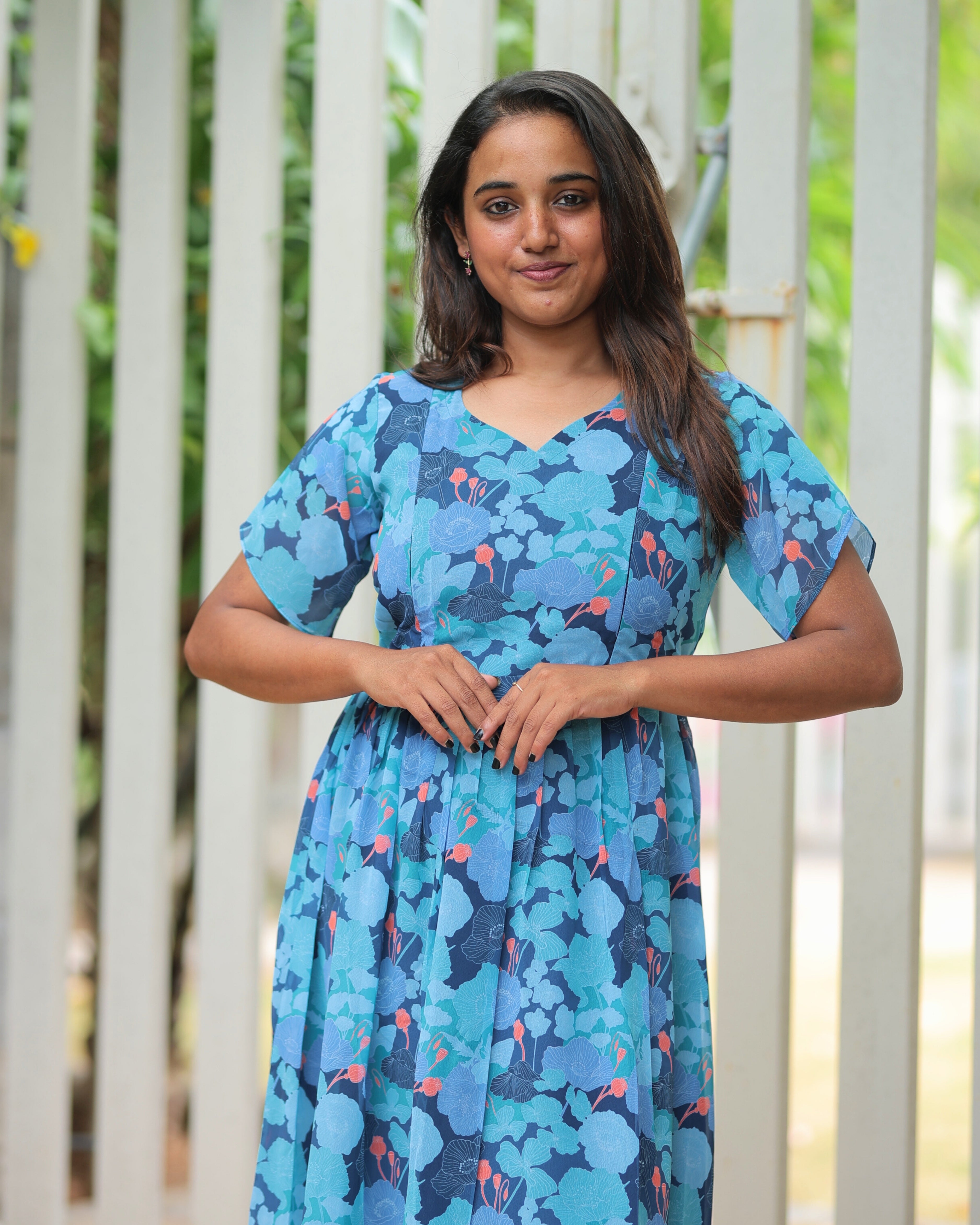 Maaya | Maternity Maxi with Full Lining [Double Side Zips] - DISPATCH DATE_SEP-20