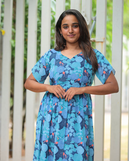 Maaya | Maternity Maxi with Full Lining [Double Side Zips] - DISPATCH DATE_SEP-20