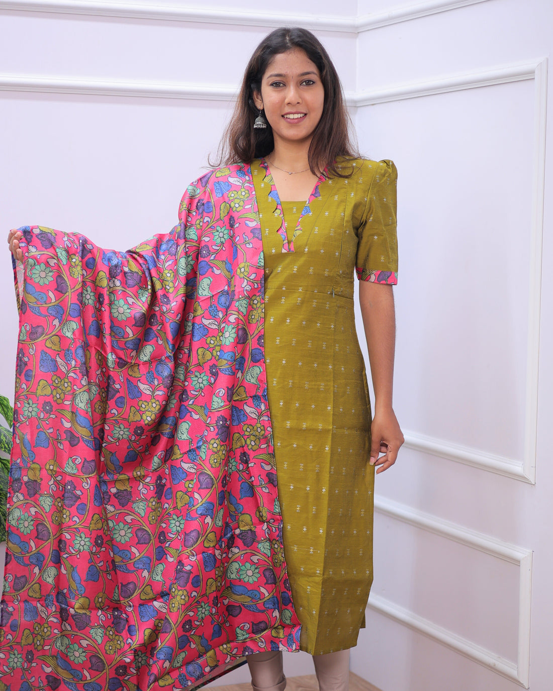 Magizhini | Maternity Kurti with Lining [TOP + DUPATTA]