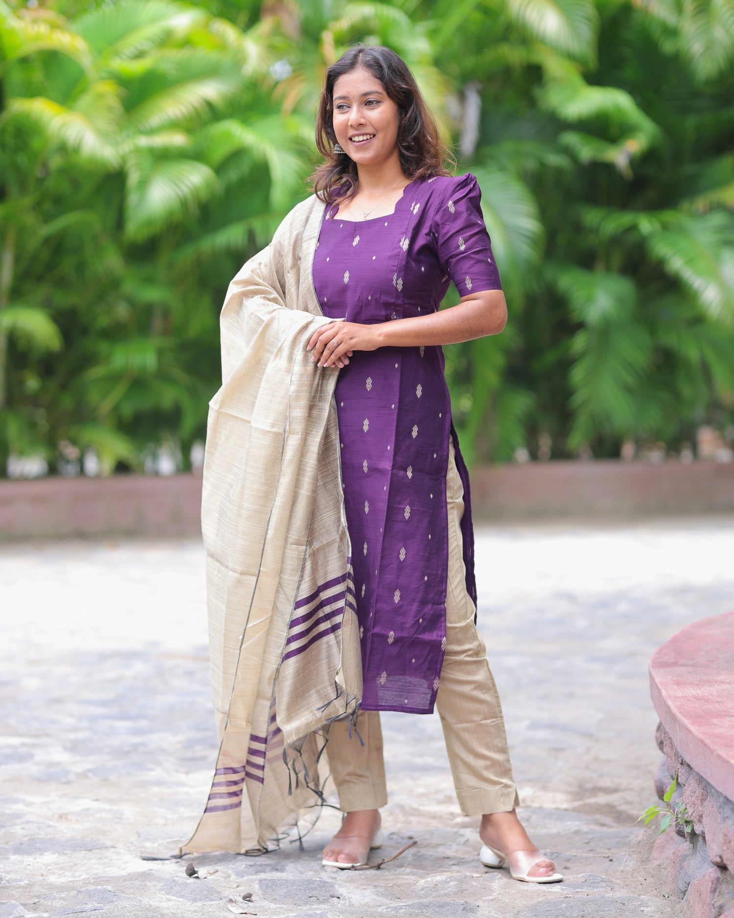 Arasi | Maternity Kurti with Lining [TOP + PANT + DUPATTA]