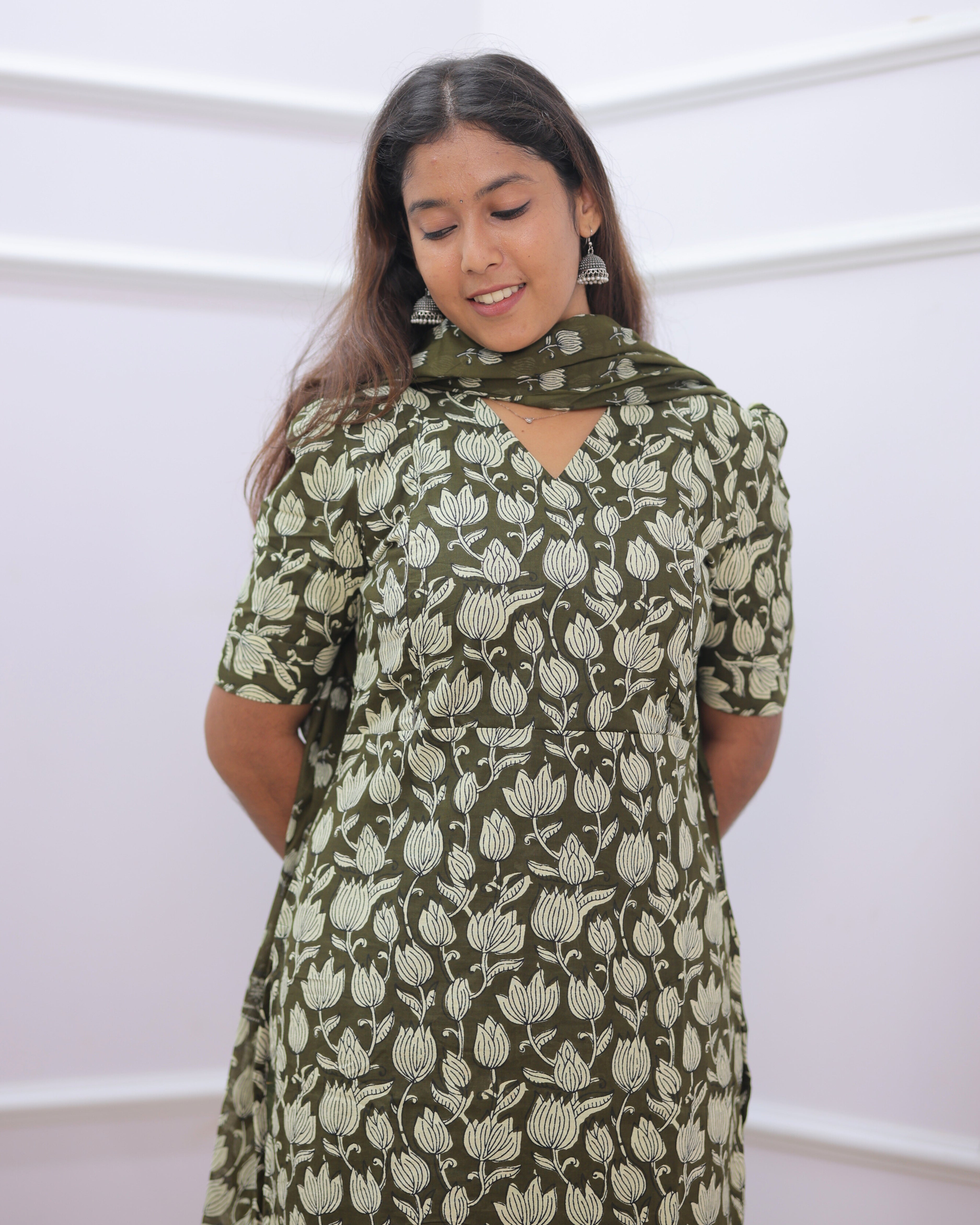 Nakshatra | Maternity Kurti with Lining [TOP + PANT + DUPATTA]