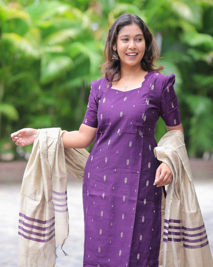 Arasi | Maternity Kurti with Lining [TOP + PANT + DUPATTA]