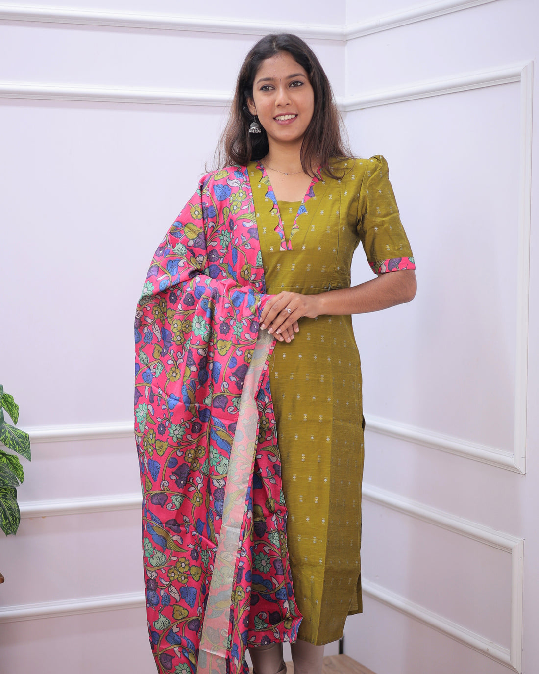 Magizhini | Maternity Kurti with Lining [TOP + DUPATTA]