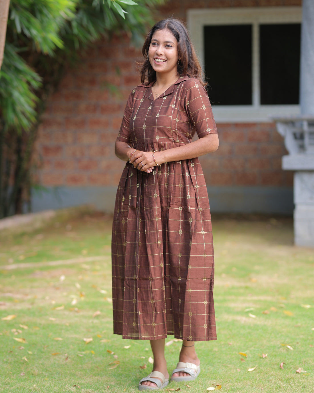 Kavithai | Maternity Maxi with Full Lining [Double Side Zips]