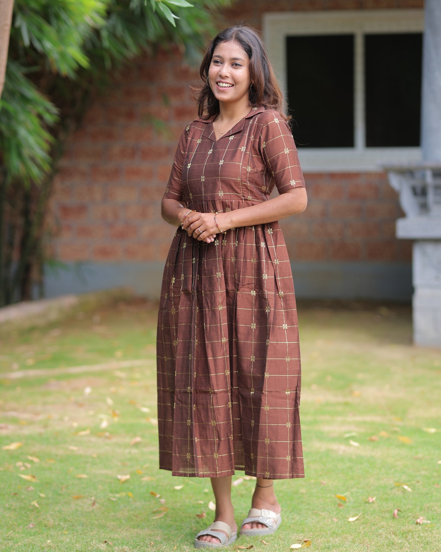 Kavithai | Maternity Maxi with Full Lining [Double Side Zips]