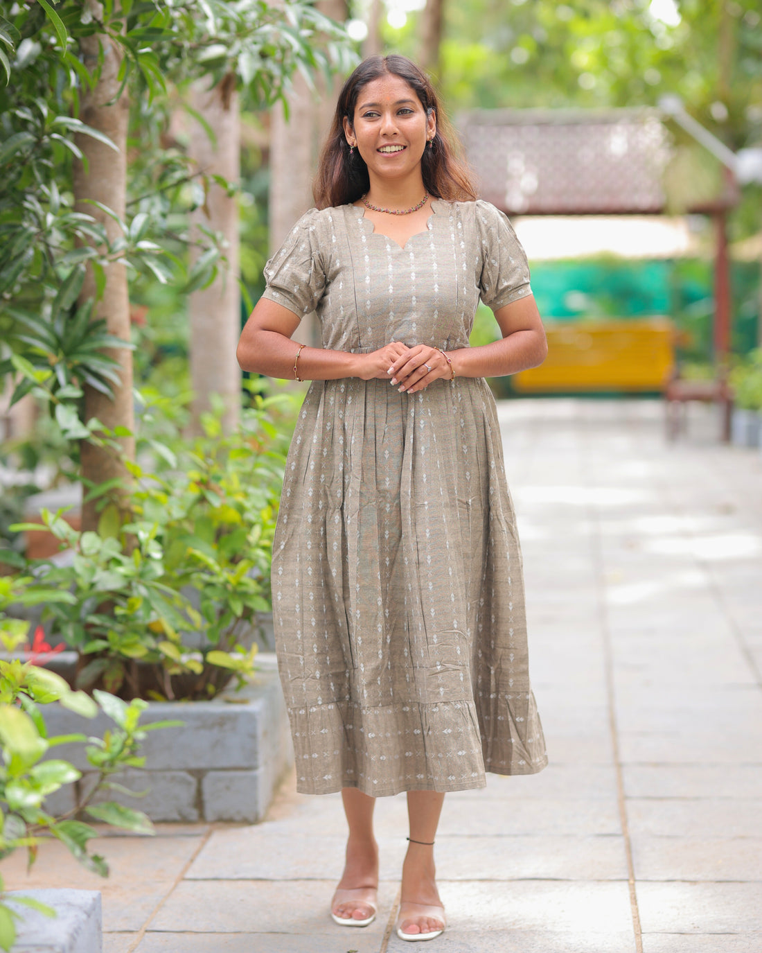 Venba | Maternity Maxi with Top Lining [Double Side Zips] - DISPATCH DATE _ SEP 01