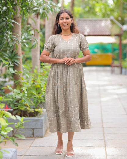Venba | Maternity Maxi with Top Lining [Double Side Zips] - DISPATCH DATE _ SEP 01