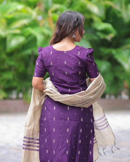 Arasi | Maternity Kurti with Lining [TOP + PANT + DUPATTA]