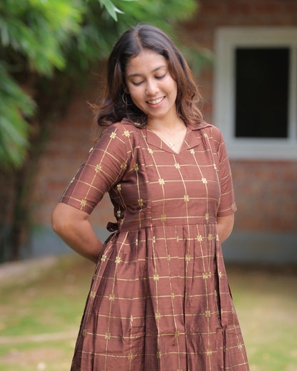 Kavithai | Maternity Maxi with Full Lining [Double Side Zips]