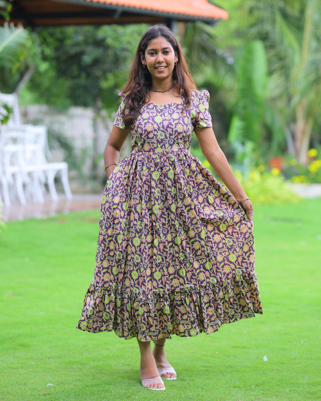 Diksha | Maternity Maxi with Full Lining [Double Side Zips]