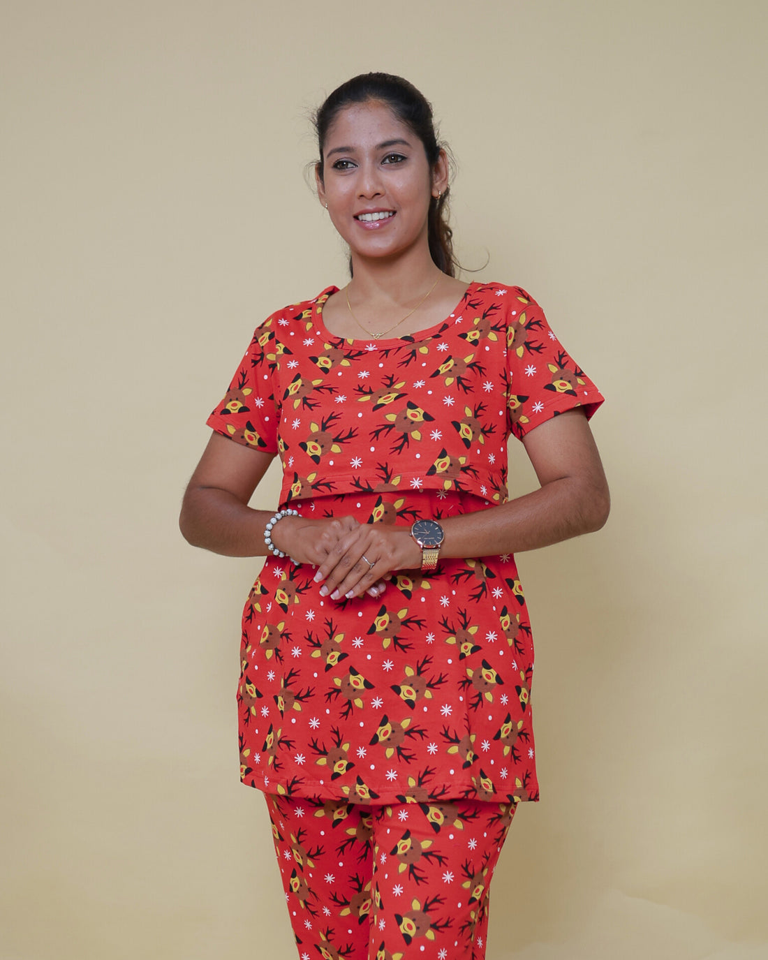 Chanda | Zipless Feeding Pant Set