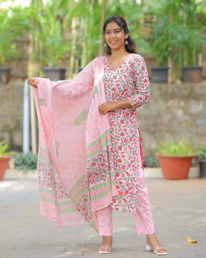 Rathi | Maternity Kurti with Lining [TOP + PANT + DUPATTA]