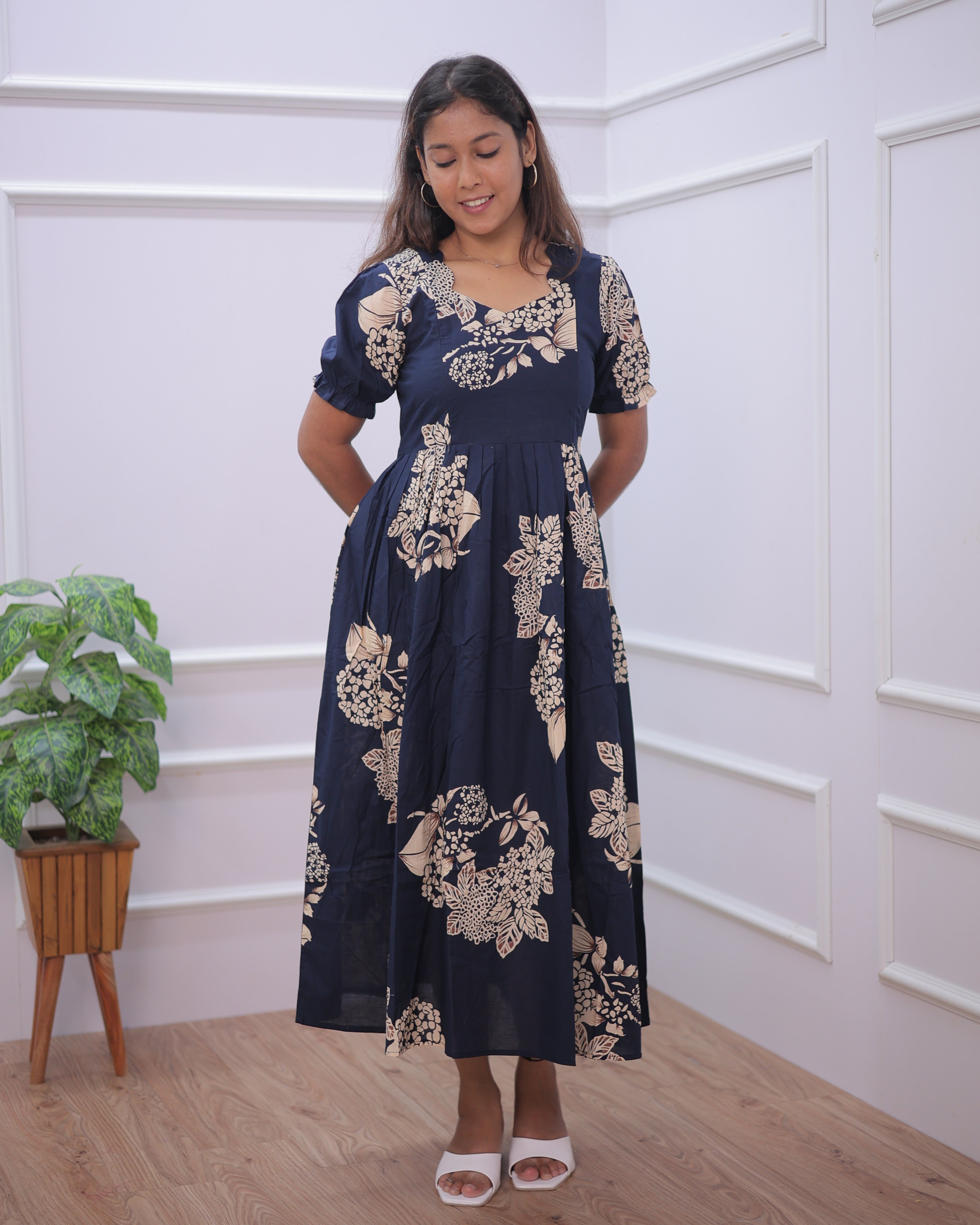 Anvi | Maternity Maxi [Double Side Zips]