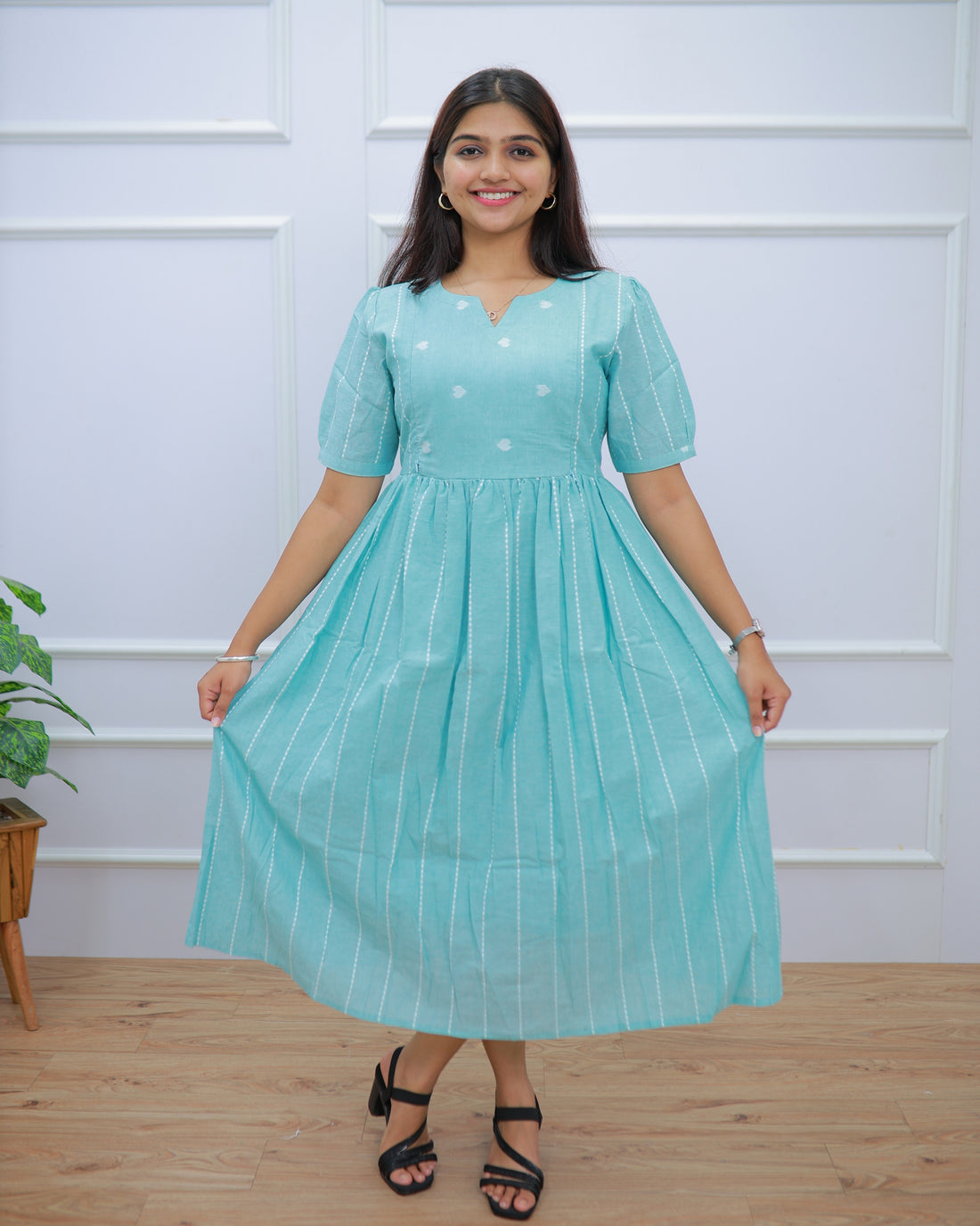 Lovely V5 | Maternity Maxi with Full Lining [Double Side Zips] - Only 3XL Size