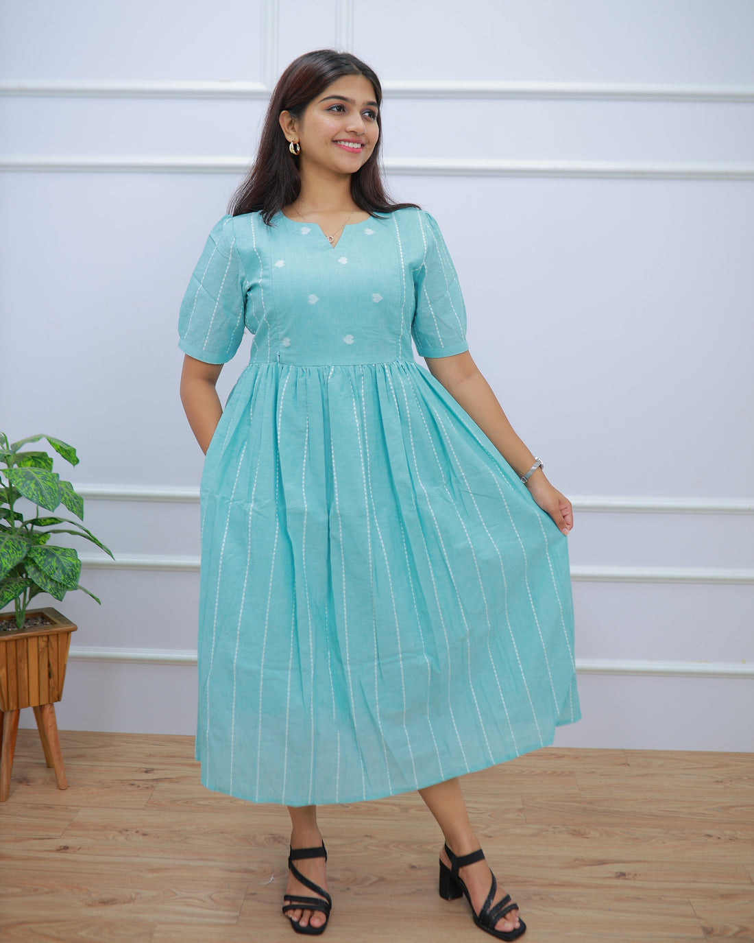 Lovely V5 | Maternity Maxi with Full Lining [Double Side Zips] - Only 3XL Size