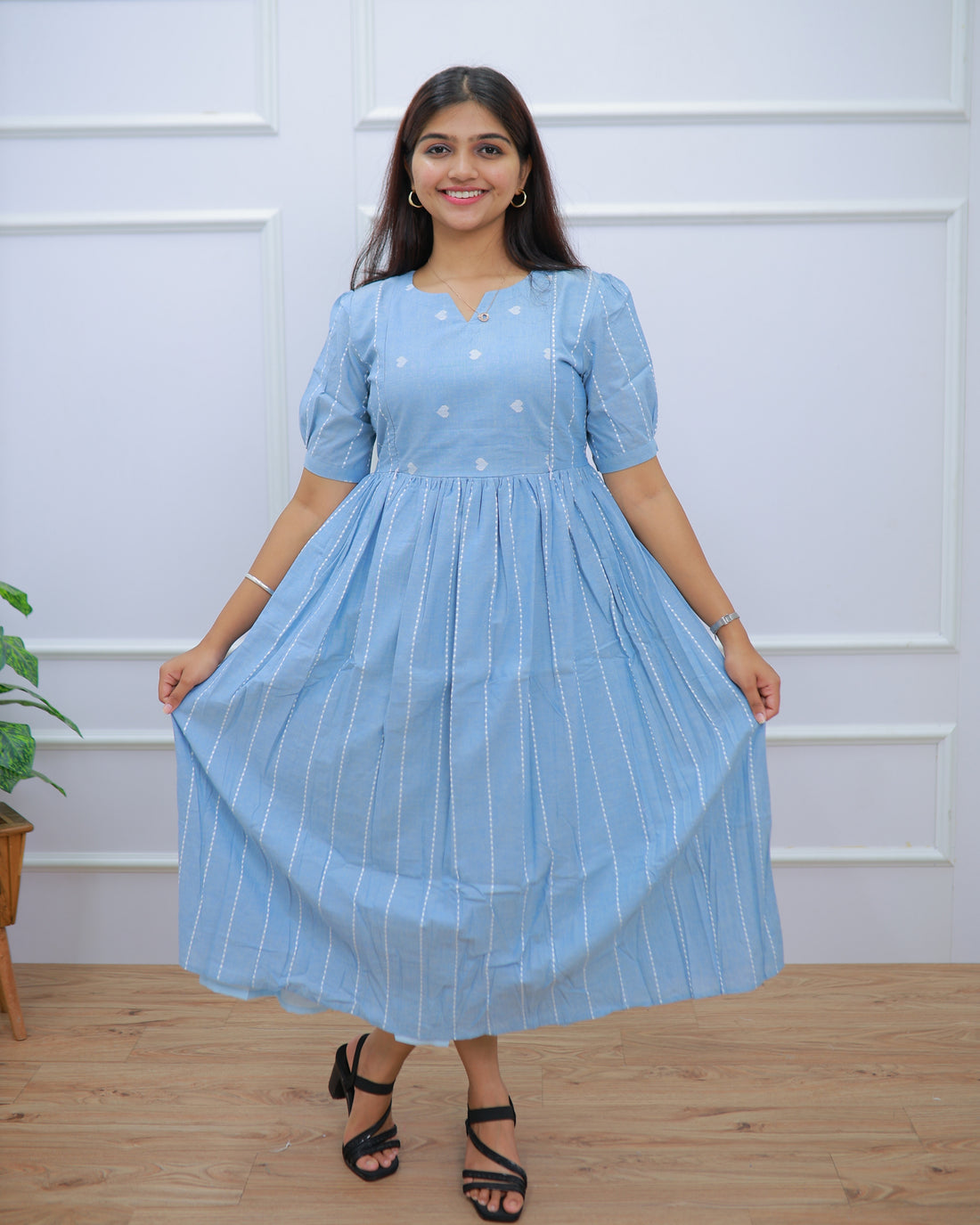 Lovely V7 | Maternity Maxi with Full Lining [Double Side Zips]