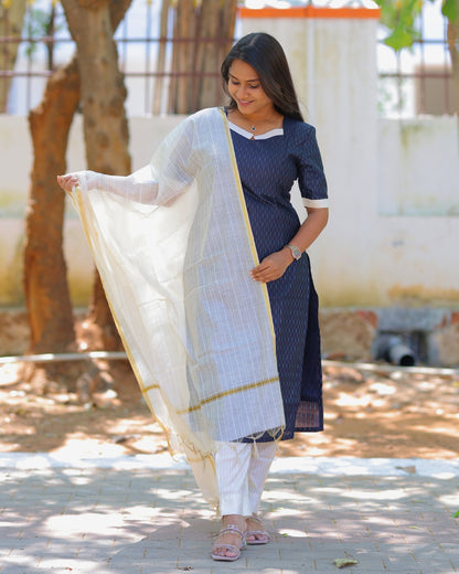 Parvati | Maternity Kurta Set with Lining