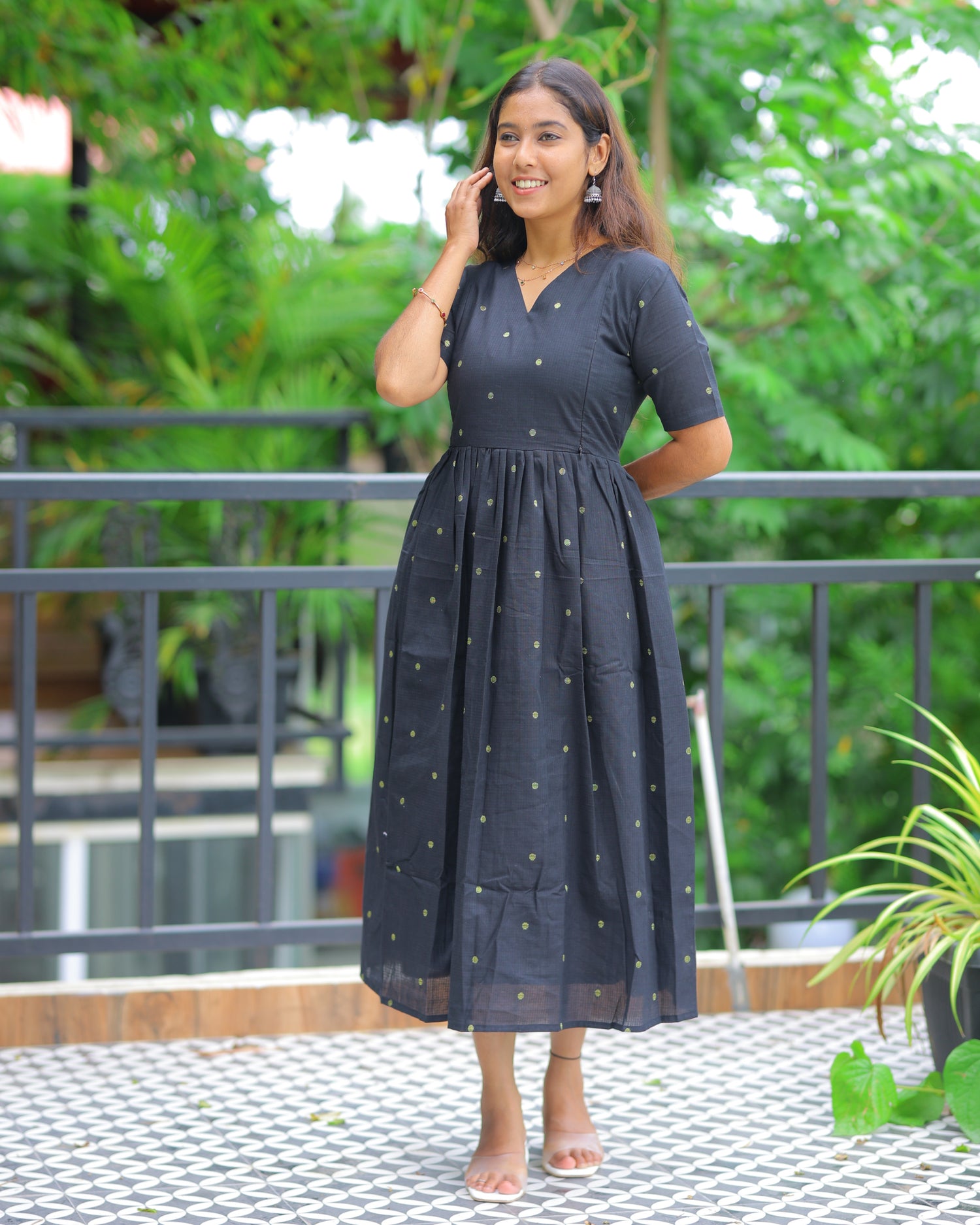 Indira | Maternity Maxi with Full Lining [Double Side Zips]