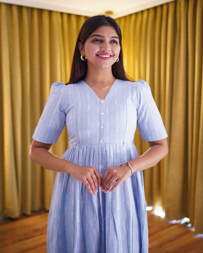 Diya_V4 | Maternity Maxi with Top Lining [Double Side Zips]