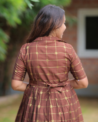 Kavithai | Maternity Maxi with Full Lining [Double Side Zips]