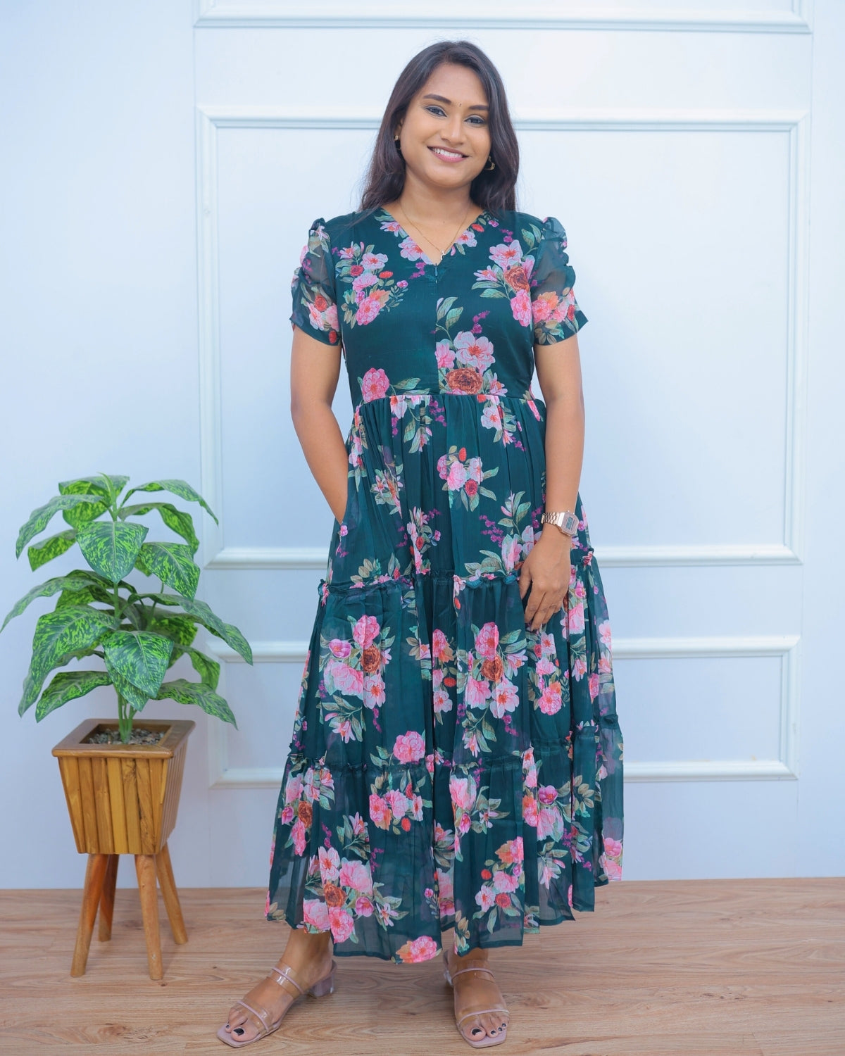 Pavithra | Maternity Kurti with Lining [CENTER ZIP]