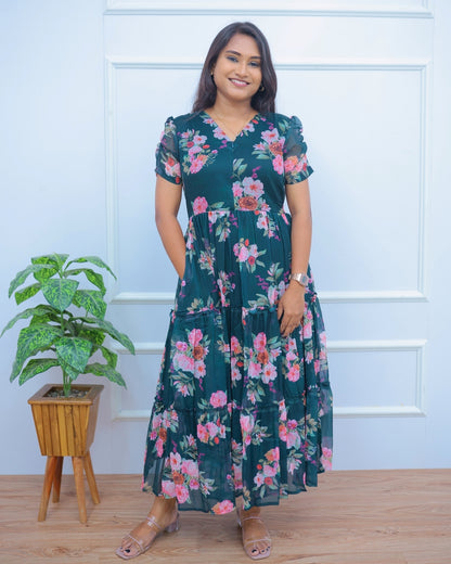 Pavithra | Maternity Kurti with Lining [CENTER ZIP]