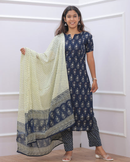 Tanisha | Maternity Kurti with Lining [TOP + PANT + DUPATTA]