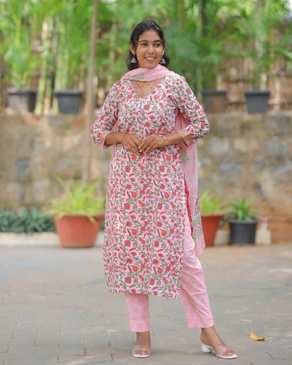 Rathi | Maternity Kurti with Lining [TOP + PANT + DUPATTA]