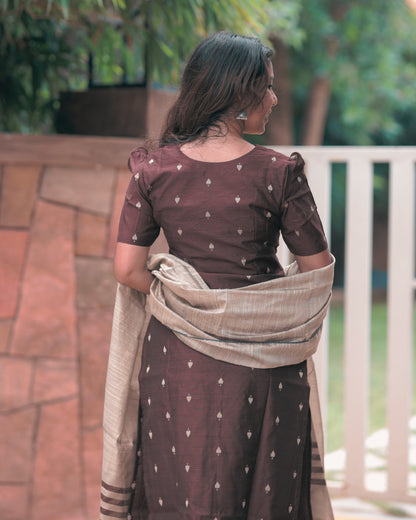Vinutha | Maternity Kurti with Lining [TOP + PANT + DUPATTA]