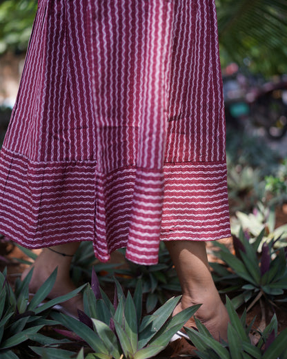 M-Parvati | Maternity Maxi with Top Lining [Double Side Zips] - DISPATCH DATE _ SEP 01