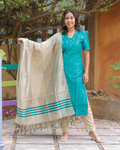 Sethuri | Maternity Kurti with Lining [TOP + PANT + DUPATTA]