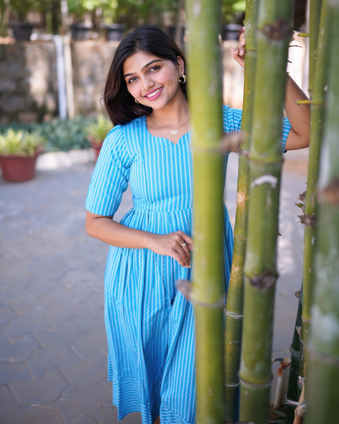 B-Parvati | Maternity Maxi with Top Lining [Double Side Zips] - DISPATCH DATE _ SEP 01