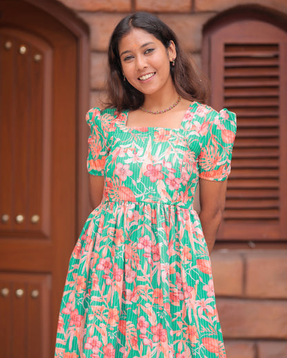 Elakiya | Maternity Maxi with Top Lining [Double Side Zips]