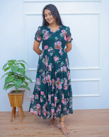 Pavithra | Maternity Kurti with Lining [CENTER ZIP]