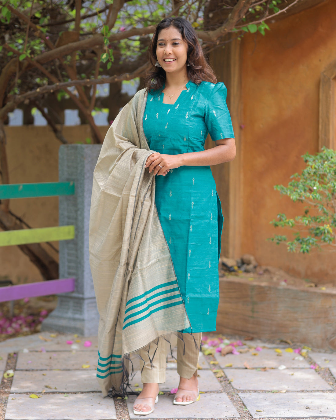 Sethuri | Maternity Kurti with Lining [TOP + PANT + DUPATTA]- DISPATCH DATE - SEP 15