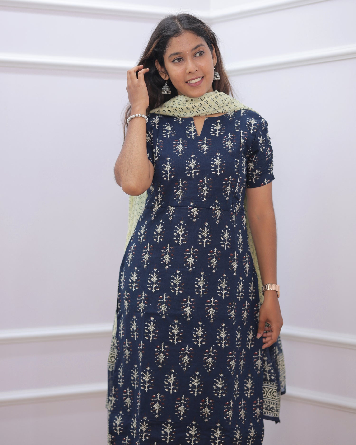 Tanisha | Maternity Kurti with Lining [TOP + PANT + DUPATTA]