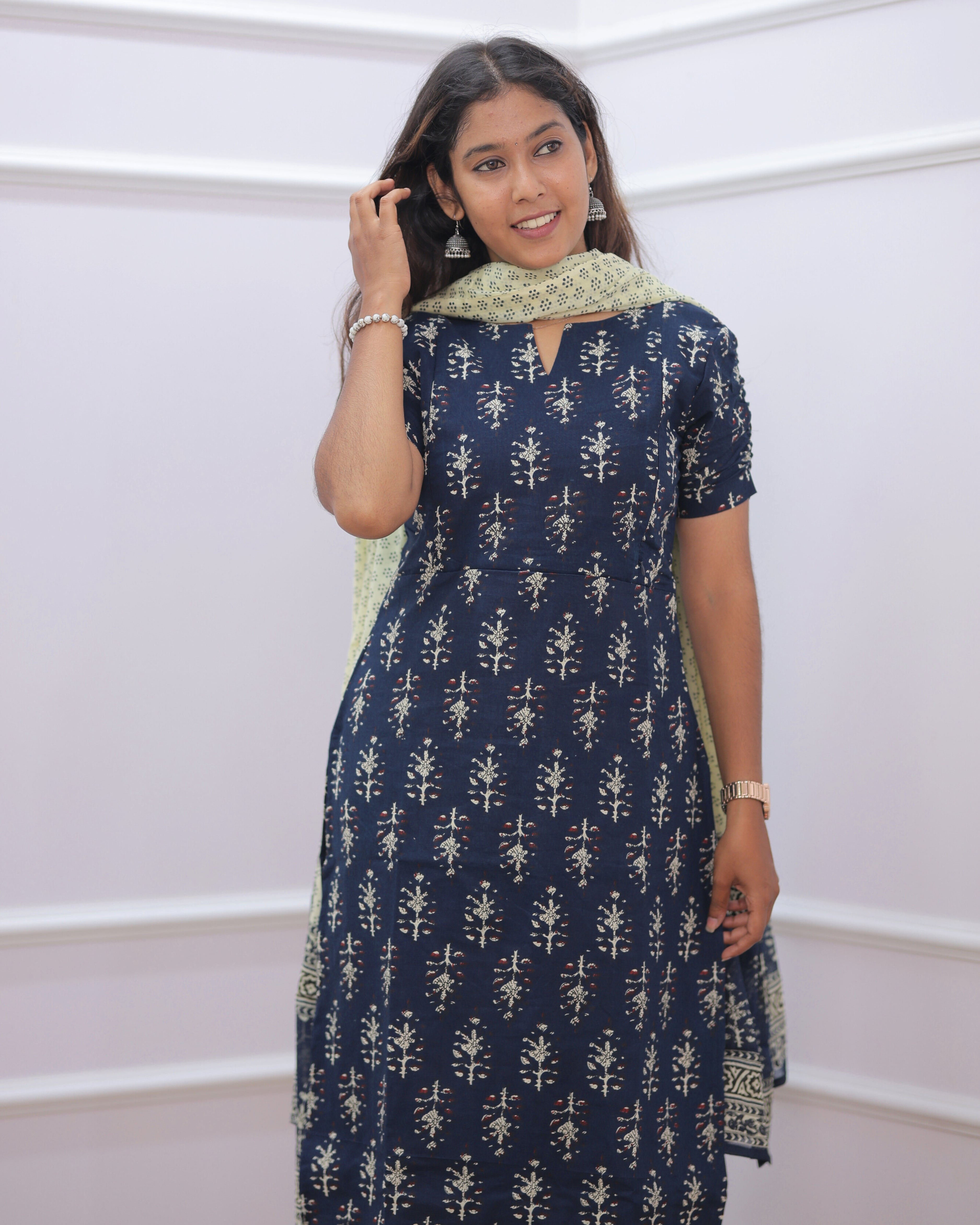 Tanisha | Maternity Kurti with Lining [TOP + PANT + DUPATTA]