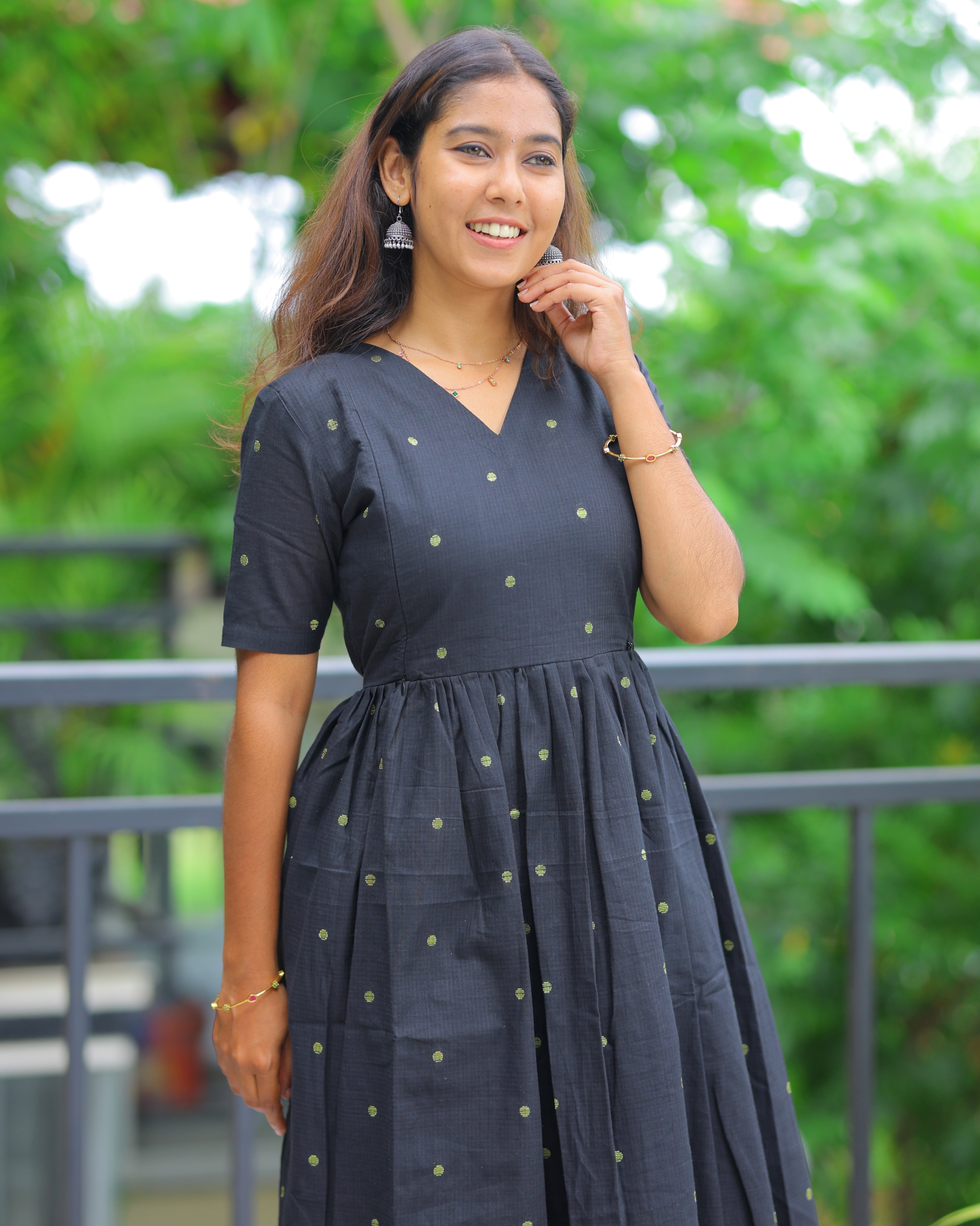 Indira | Maternity Maxi with Full Lining [Double Side Zips]