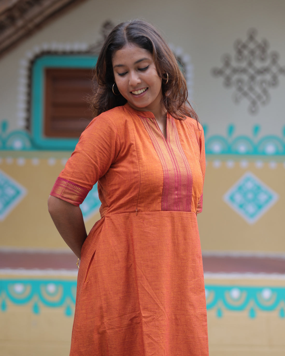 Mangai V1 | Maternity Maxi with Lining [Double Side Zips]