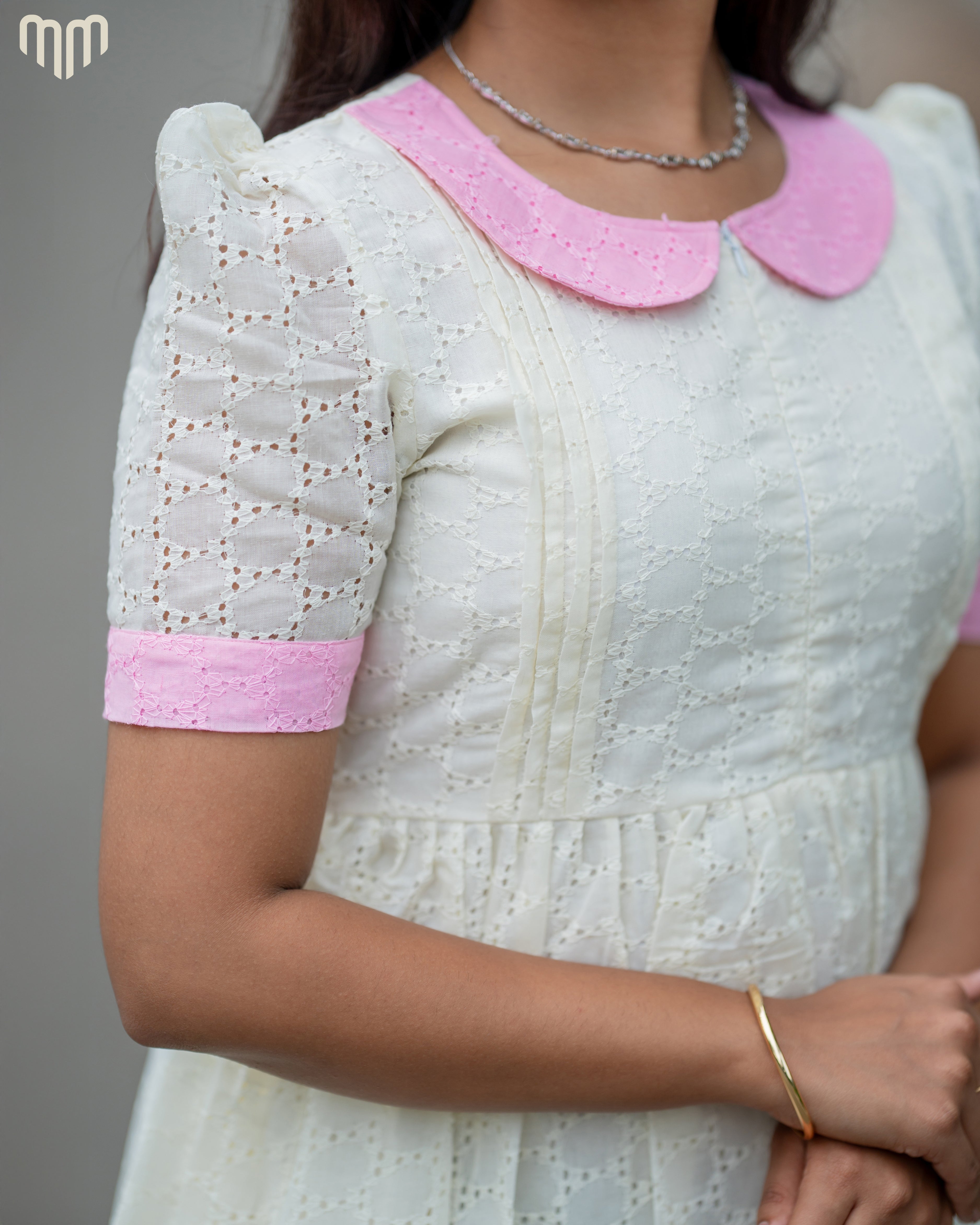 Creamy Hakoba  | Maternity Maxi with Full Lining [Center Zip] DISPATCH DATE_SEP 16