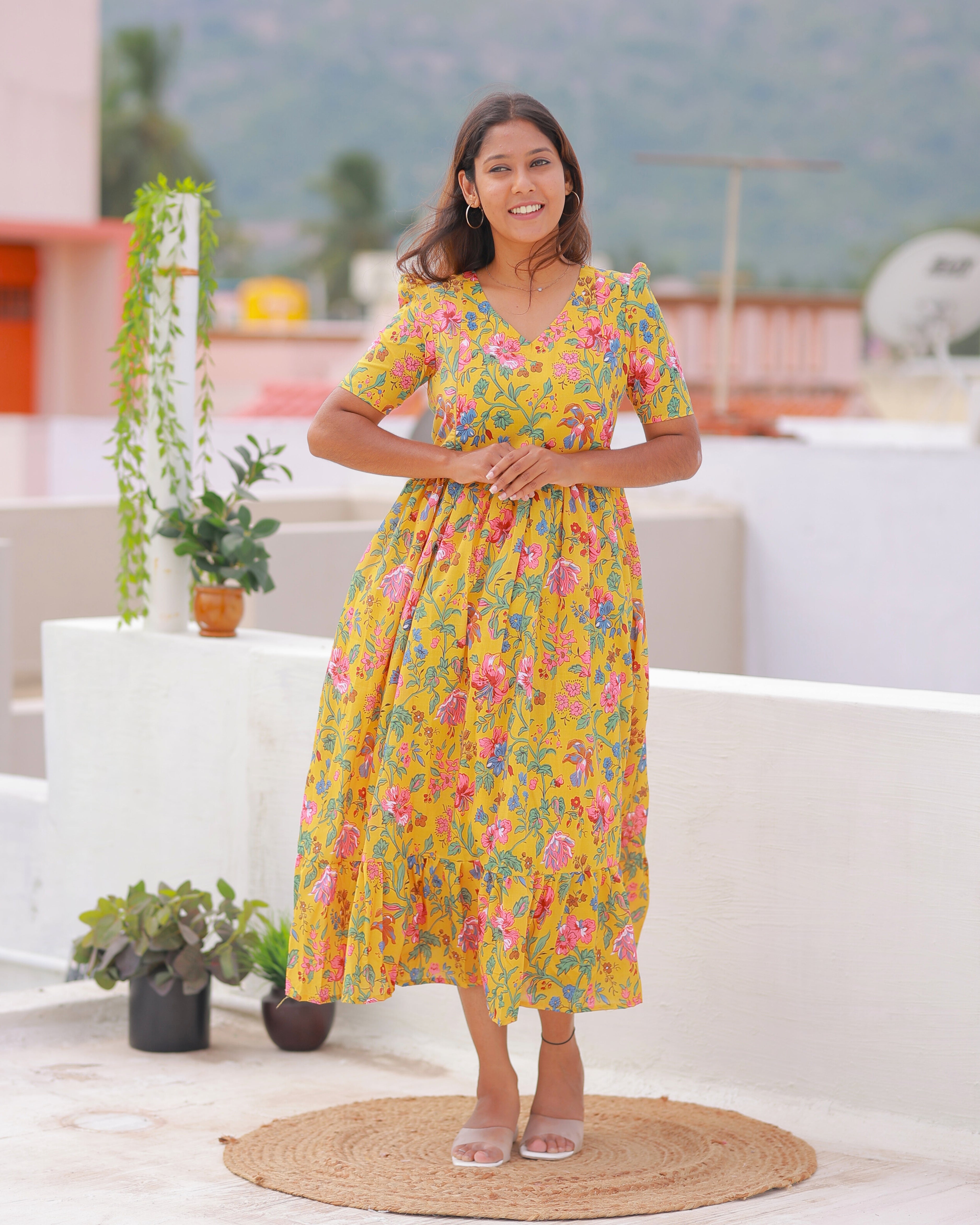 Divisha | Maternity Maxi with Full Lining [Double Side Zips]