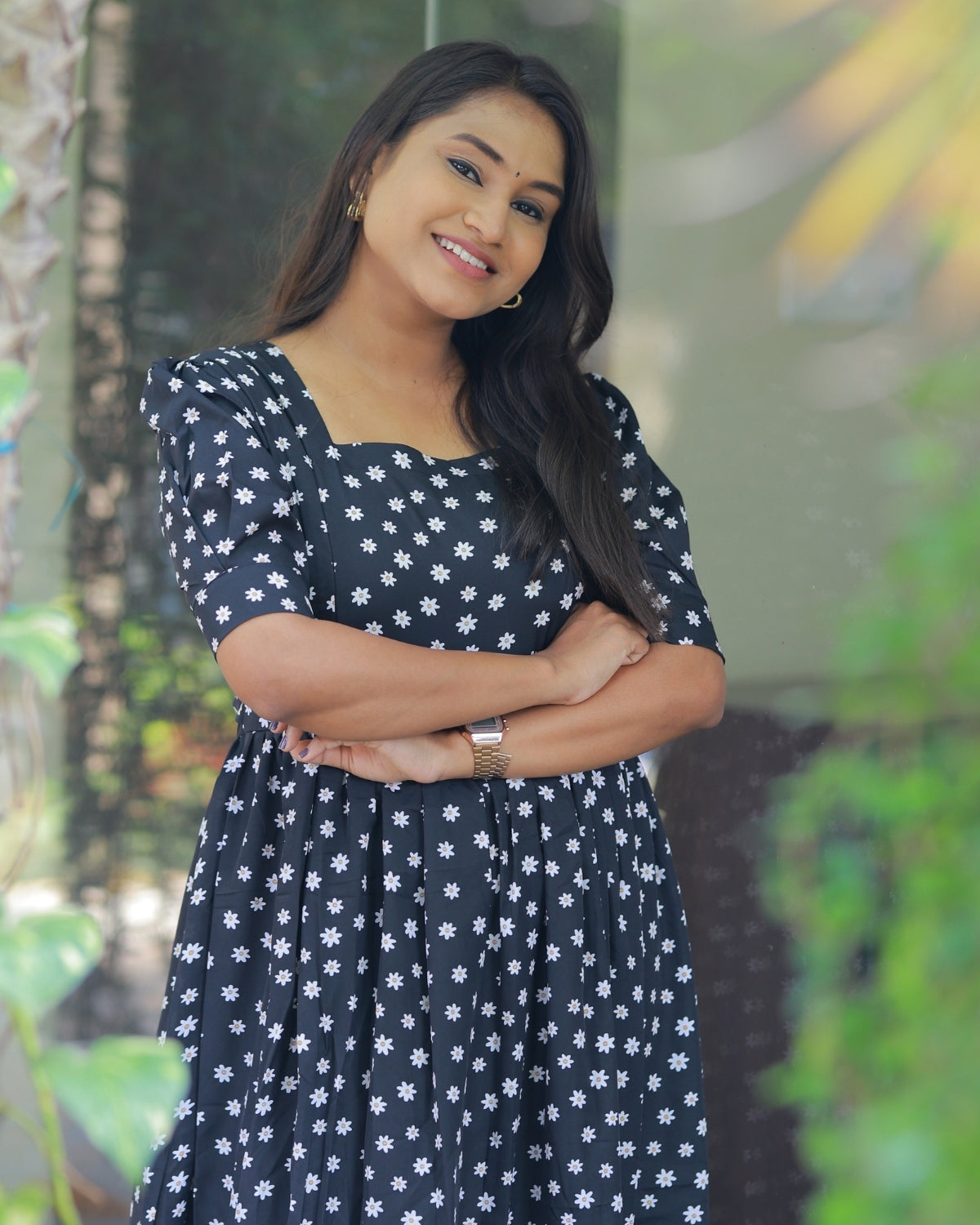 Pretty Black | Maternity Kurti