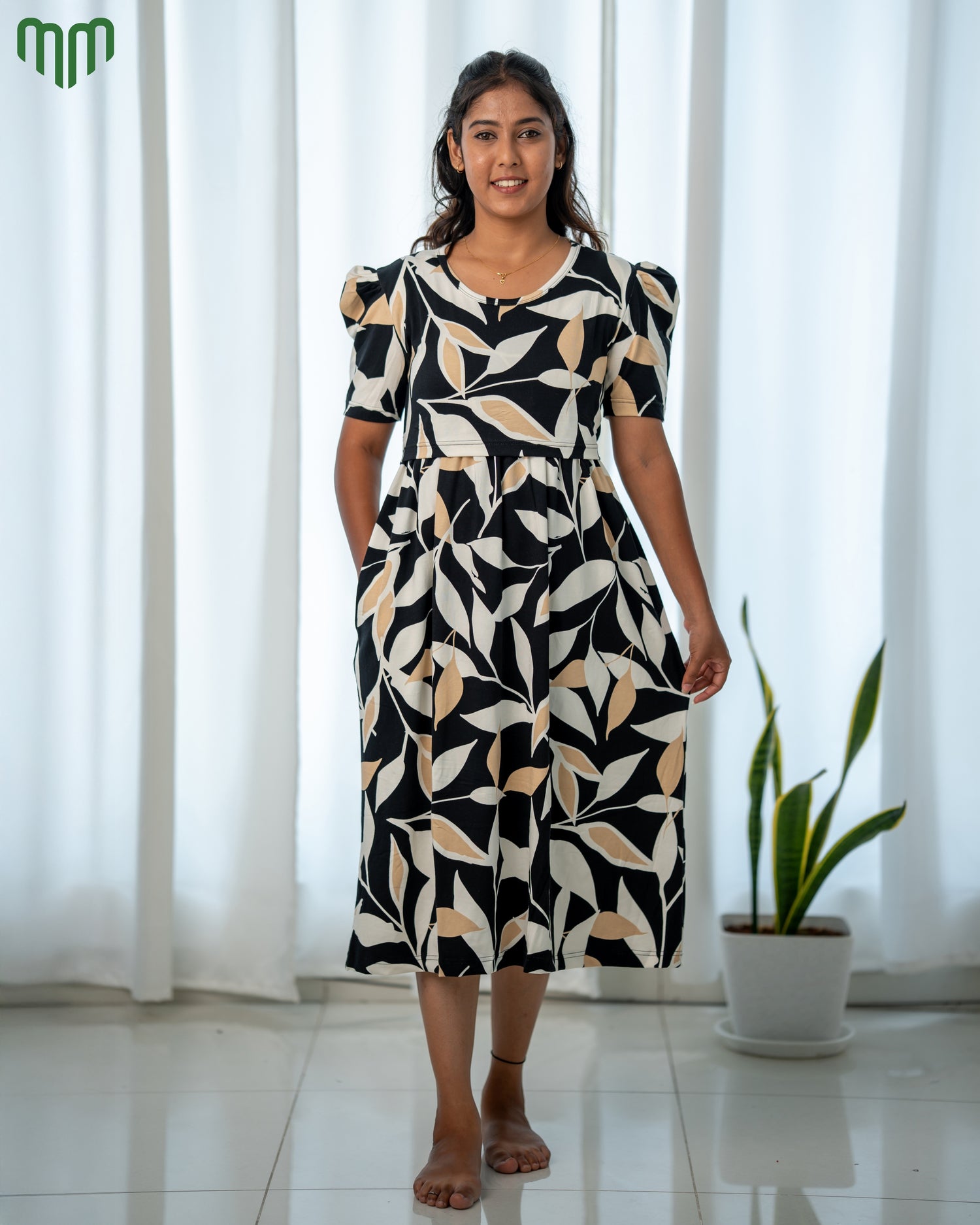 Rianna Zipless Maternity Loungewear – Calf Length
