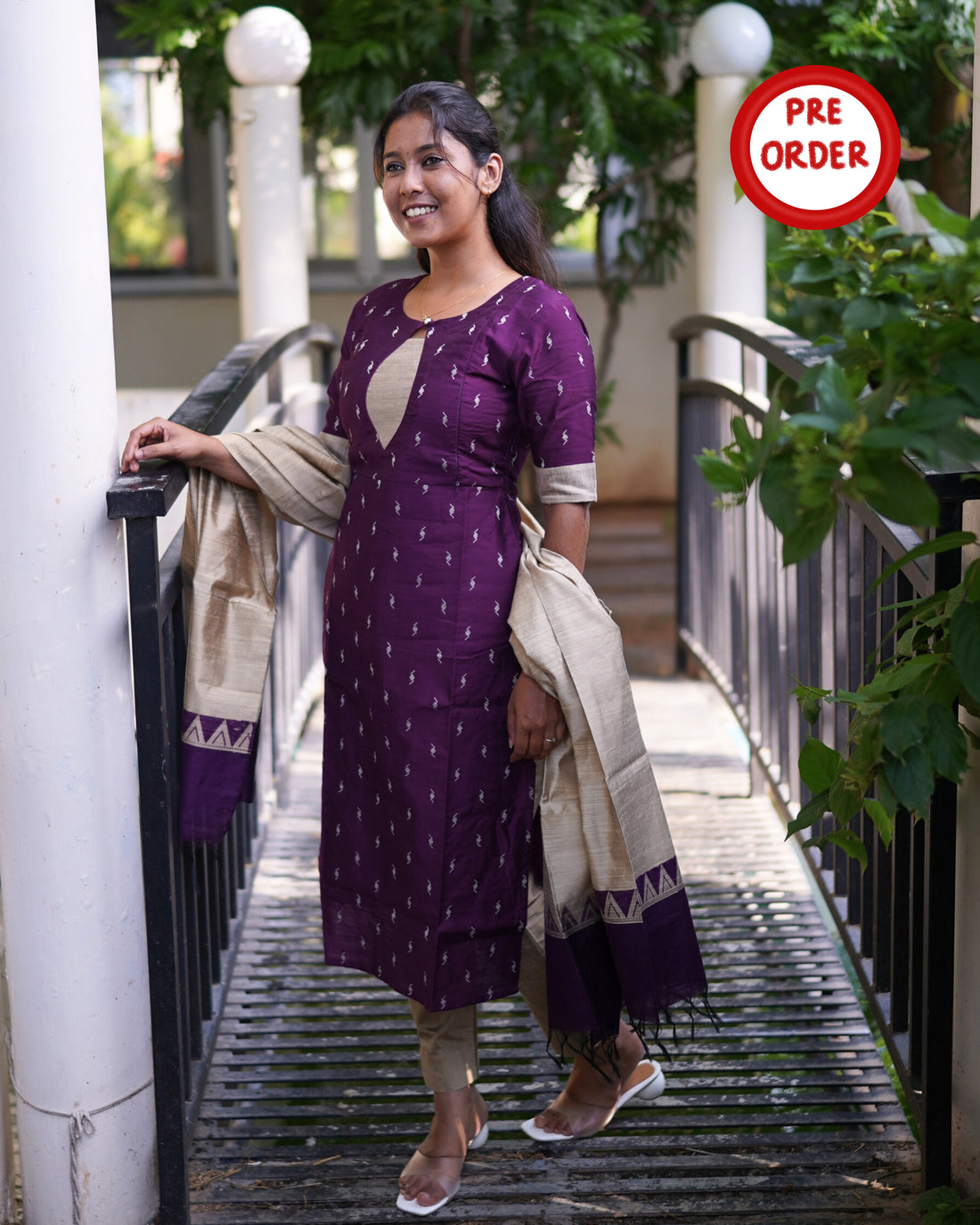 Vasuki | Maternity Kurti with Lining [TOP + PANT + DUPATTA] - DISPATCH DATE - SEP 30