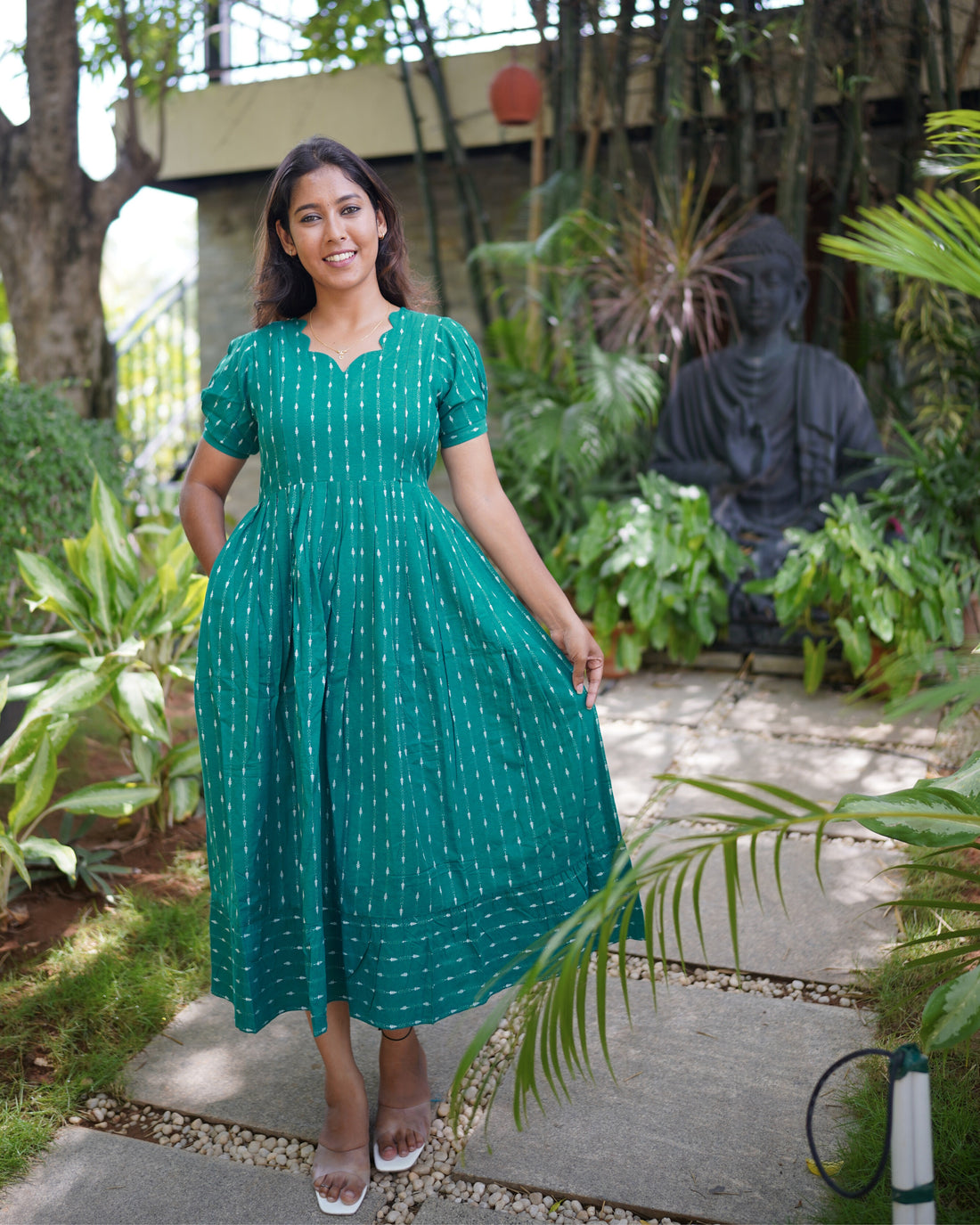 Priyanga | Maternity Maxi with Top Lining [Double Side Zips] - DISPATCH DATE _ SEP 01