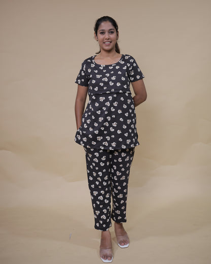 Ekta | Zipless Feeding Pant Set