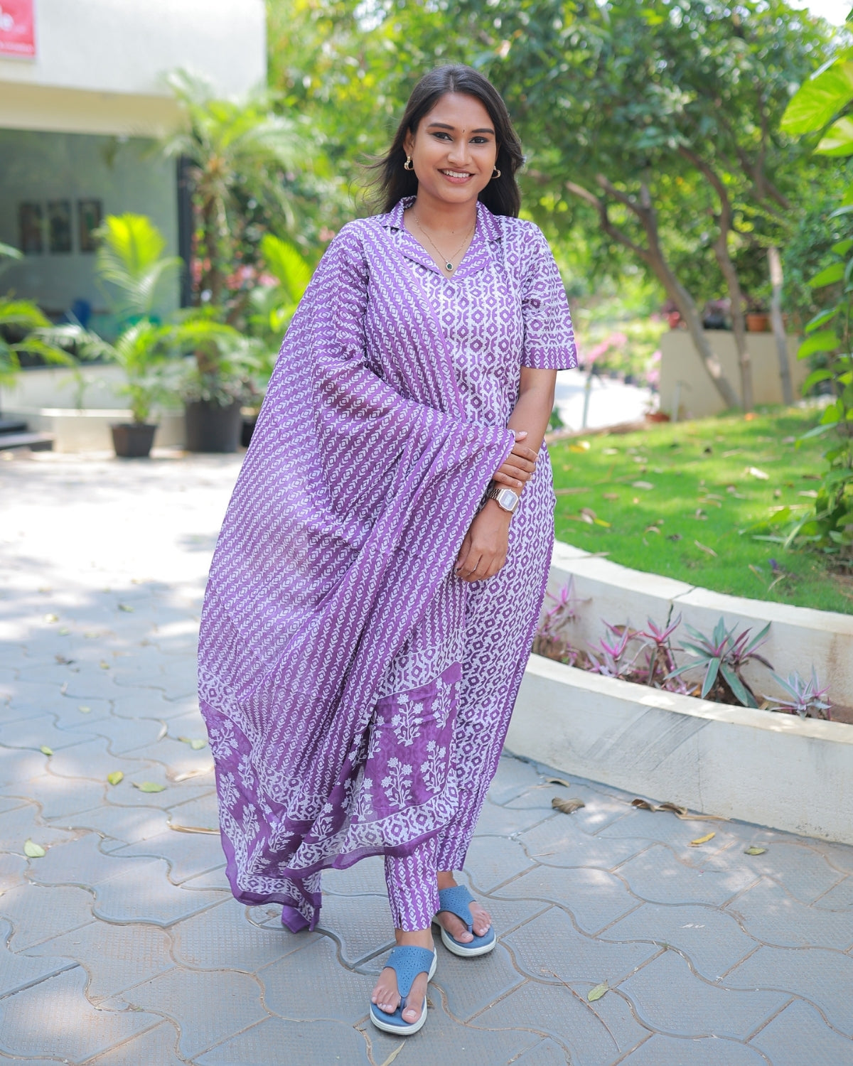 Varshini | Maternity Kurti with Lining [TOP + PANT + DUPATTA]