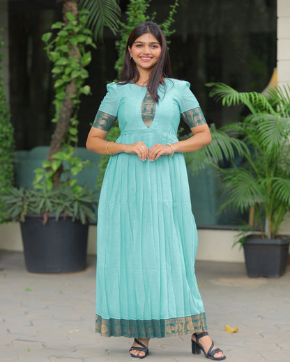 Poonguzhali_V4 Maternity Maxi with Full Lining [Double Side Zips]