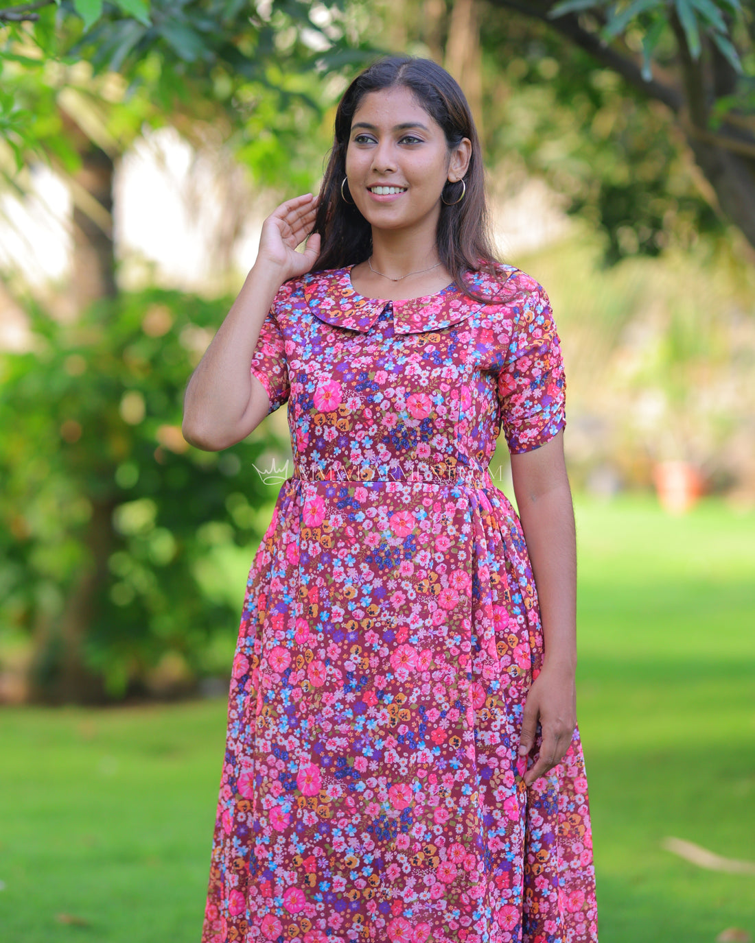 Tanmayi | Maternity Maxi with Lining [Double Side Zips]
