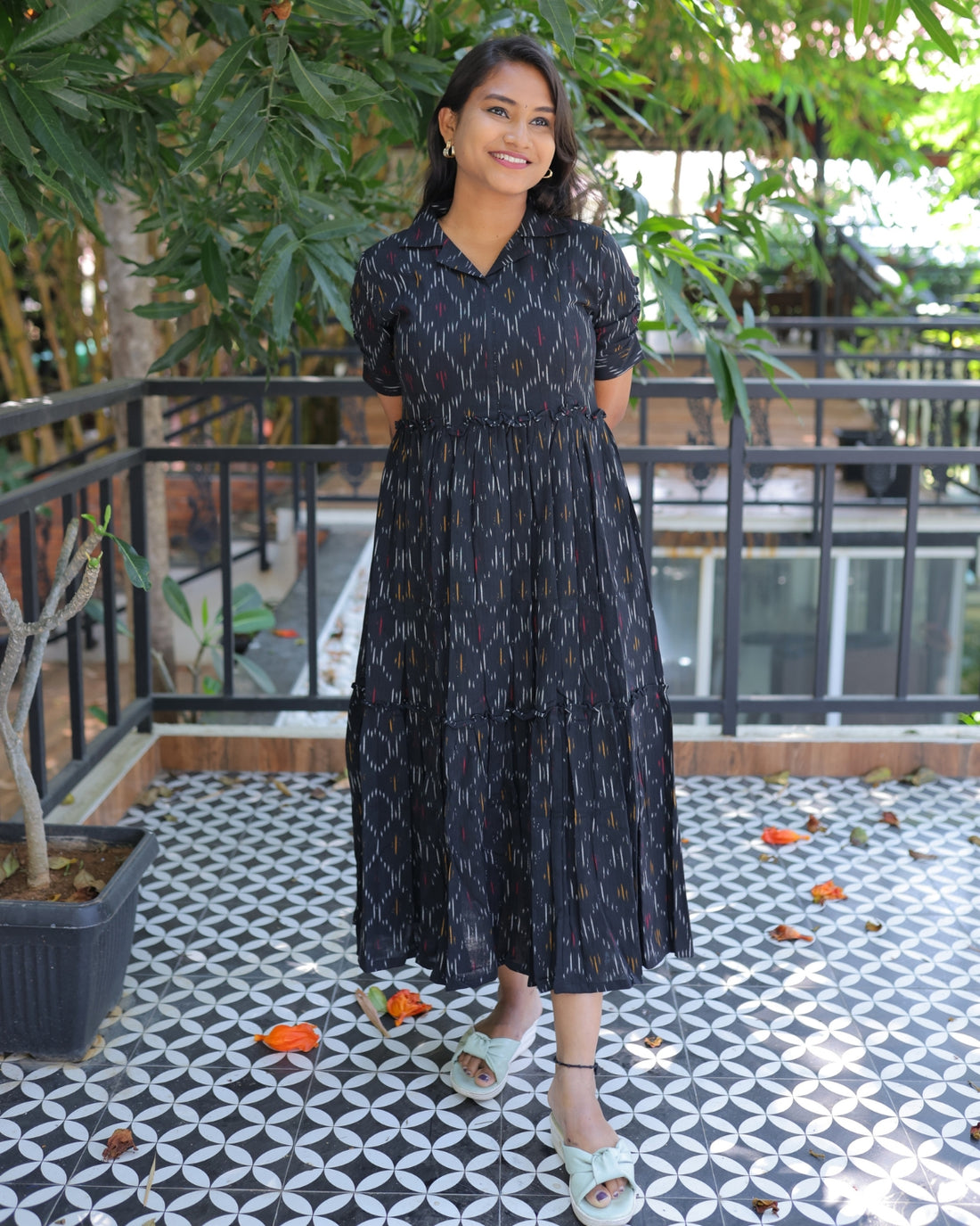 Emi-Ikkat | Maternity Kurti